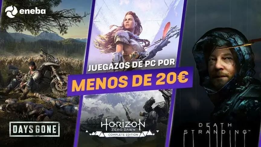 Ofertas increíbles en Eneba: Juegos que no puedes perderte, por menos de 20€, 10€ y 5€